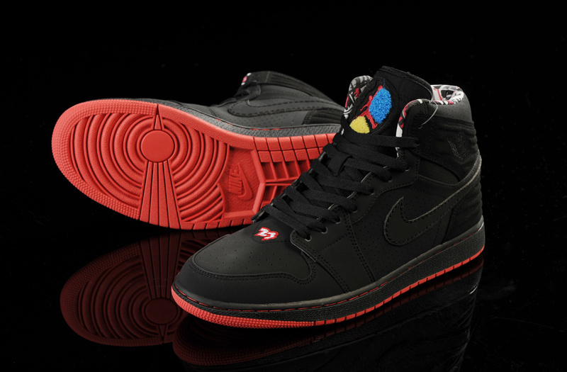 Air Jordan 1 Men Shoes Black Online